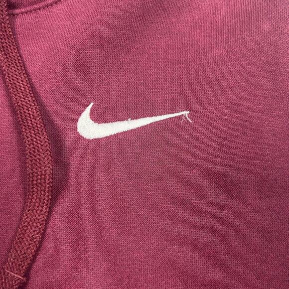 Burgundy Nike Hoodie - Picture 2 of 8
